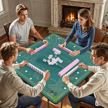 Seasons Hushed Mahjong Mat 31.5"x31.5" (Ship Rolled up)