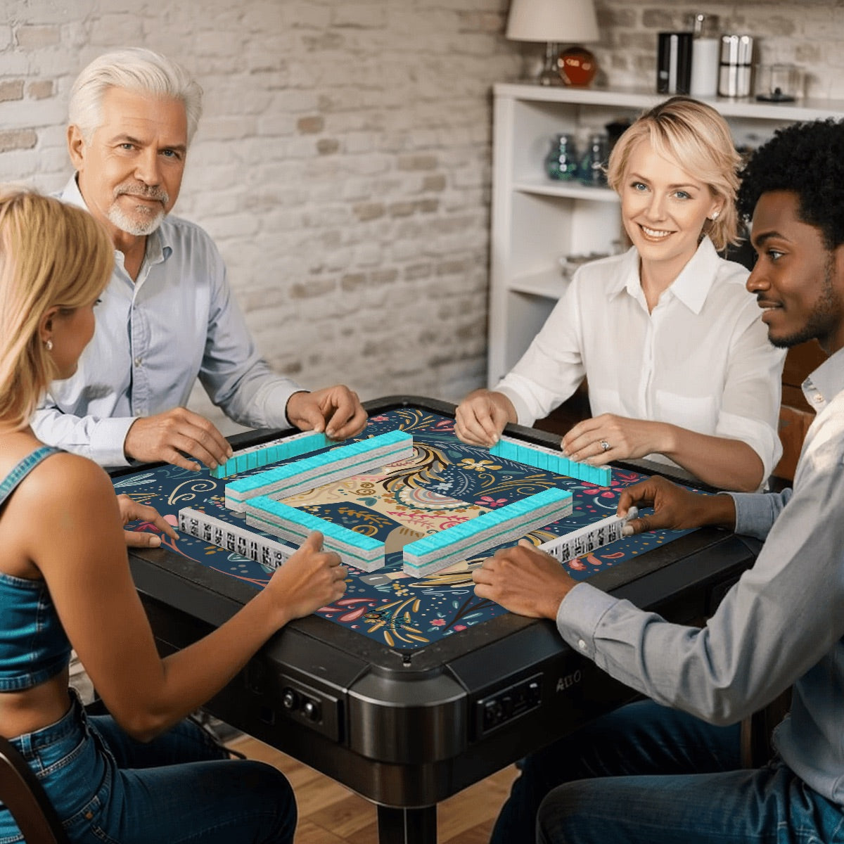 Mahjong Mat 33"x33" (Ship Rolled up) Pony up