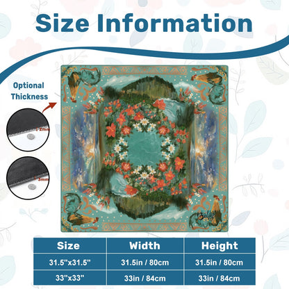 Mahjong Mat SleekSurface (Made in USA) Kaua’i Memories