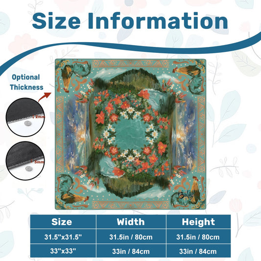 Mahjong Mat SleekSurface (Made in USA) Kaua’i Memories