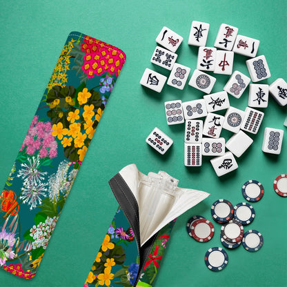 Ohio florals 4 Mahjong Tile Pusher Racks with Bag