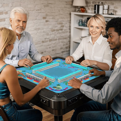 Beach inspired ‘zon Mahjong Mat 31.5"x31.5" (Ship Folded)
