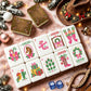 Western Christmas Mahjong Tiles Brown Boots