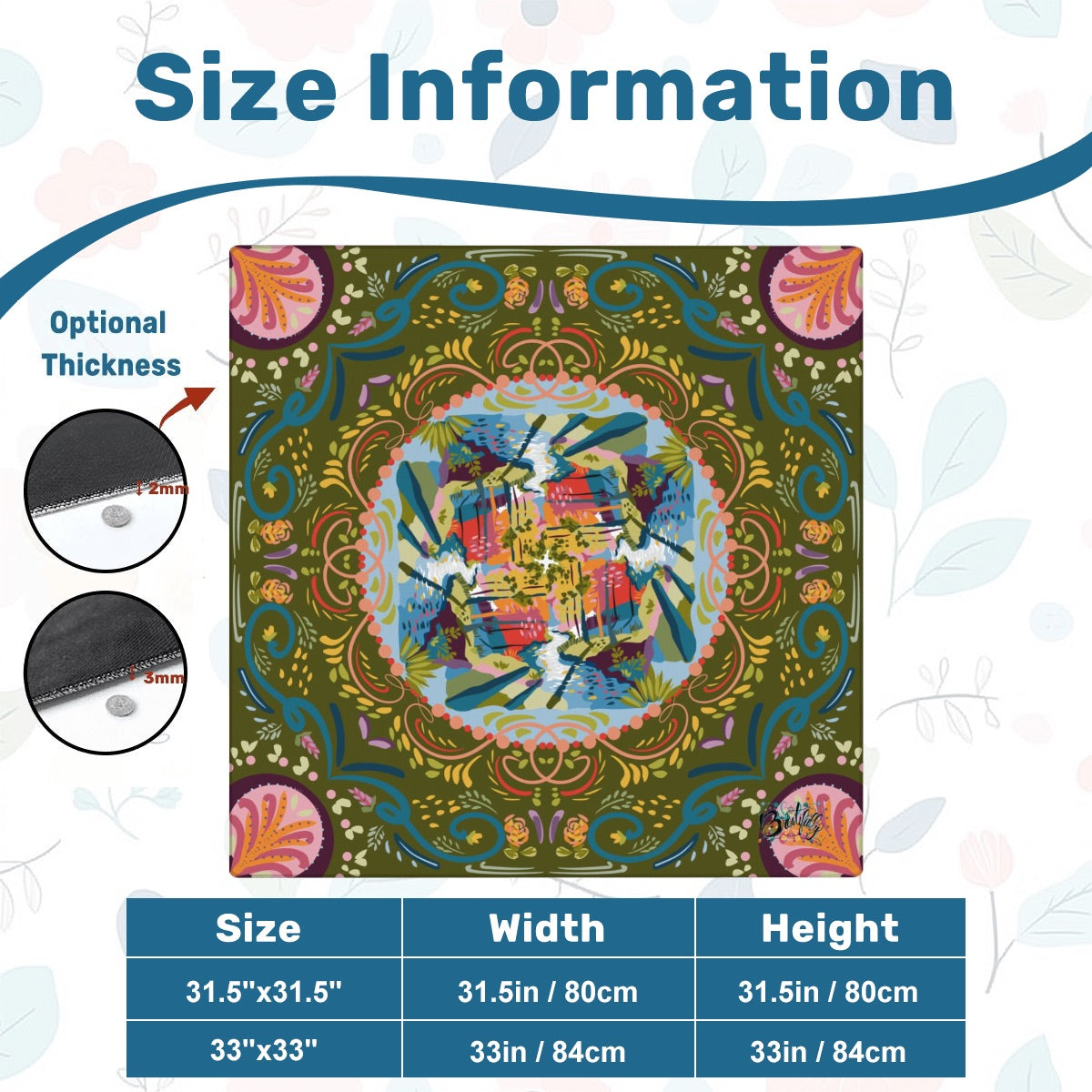 Mahjong Mat SleekSurface (Made in USA) Day in the Forest- multiple colorways