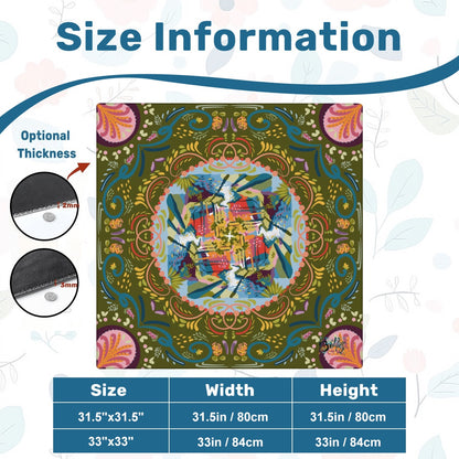 Mahjong Mat SleekSurface (Made in USA) Day in the Forest- multiple colorways