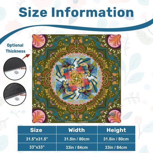 Mahjong Mat SleekSurface (Made in USA) Day in the Forest- multiple colorways