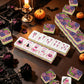 Witch's Familiar Pink & Purple abstract Halloween Mahjong Tiles