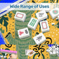 Folk art critter series - Mahjong Mat 31.5"x31.5" (Ship Rolled up)