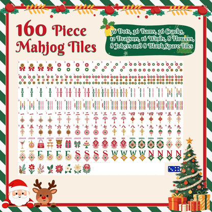 Snowman Stories Glam Holiday Christmas Mahjong Tiles