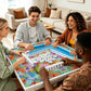 Bold Floral Thickened Mahjong Mat SleekSurface (Ship Rolled Up)