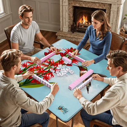 Mahjong Mat 33"x33" (Ship Rolled up) Hummingbird