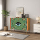 Wooden Storage Cabinet (Made in USA) Stay weird