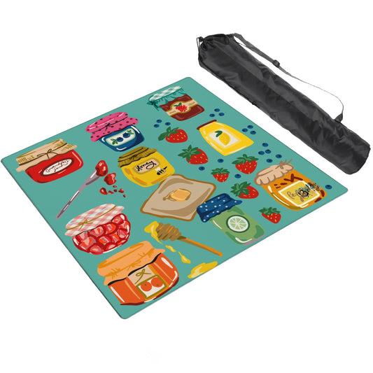 In a Jam Thickened Mahjong Mat SleekSurface (Ship Rolled Up)