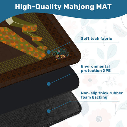 Menswear Mahjong Mat 31.5"x31.5" (Ship Rolled up)
