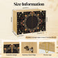 Wooden Storage Cabinet (Made in USA) Cardinals on black