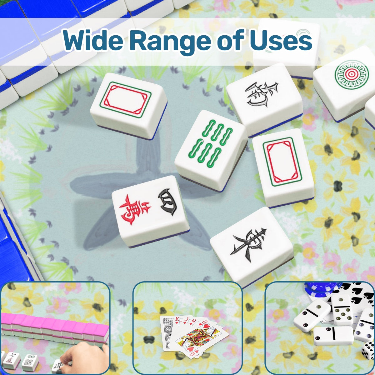 Mahjong Mat 31.5"x31.5" (Ship Rolled up) Ocean tide pool