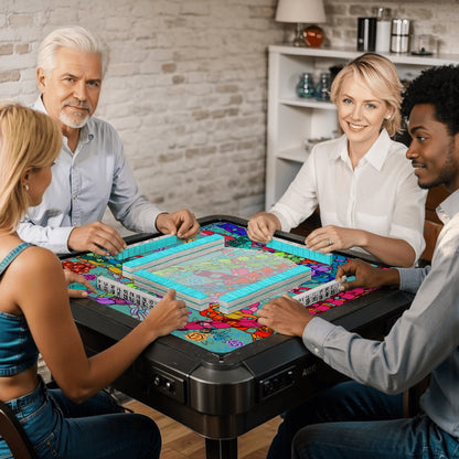 Bam, it’s a birthday! Mahjong Mat 31.5"x31.5" (Ship Rolled up)