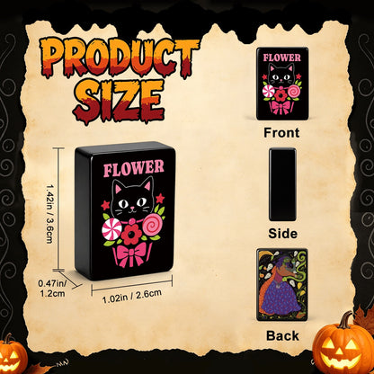 Witch Gothic Dessert Halloween Mahjong Tiles  Single Layer