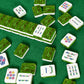 American Mahjong Tiles (Traditional Porcelain Style) GeodeSeries1 green IMG9936