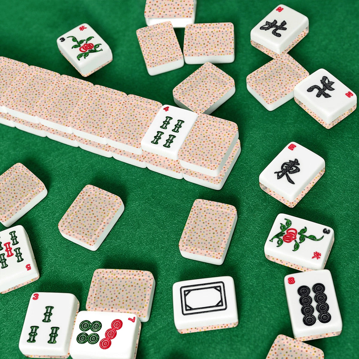 Party Dots American Mahjong Tiles