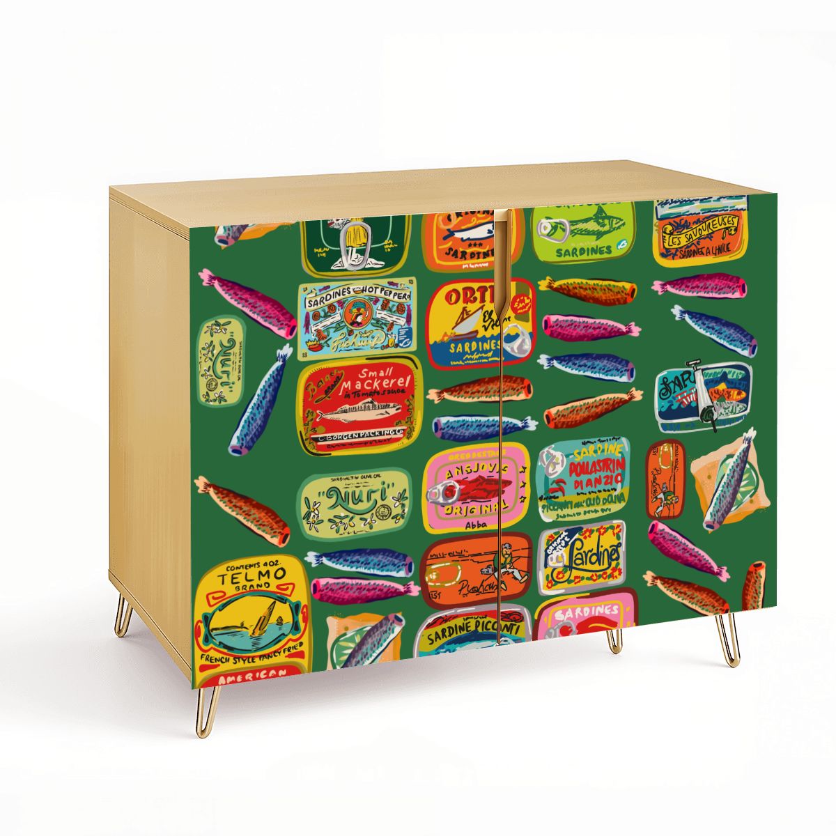 Wooden Storage Cabinet (Made in USA) Sards