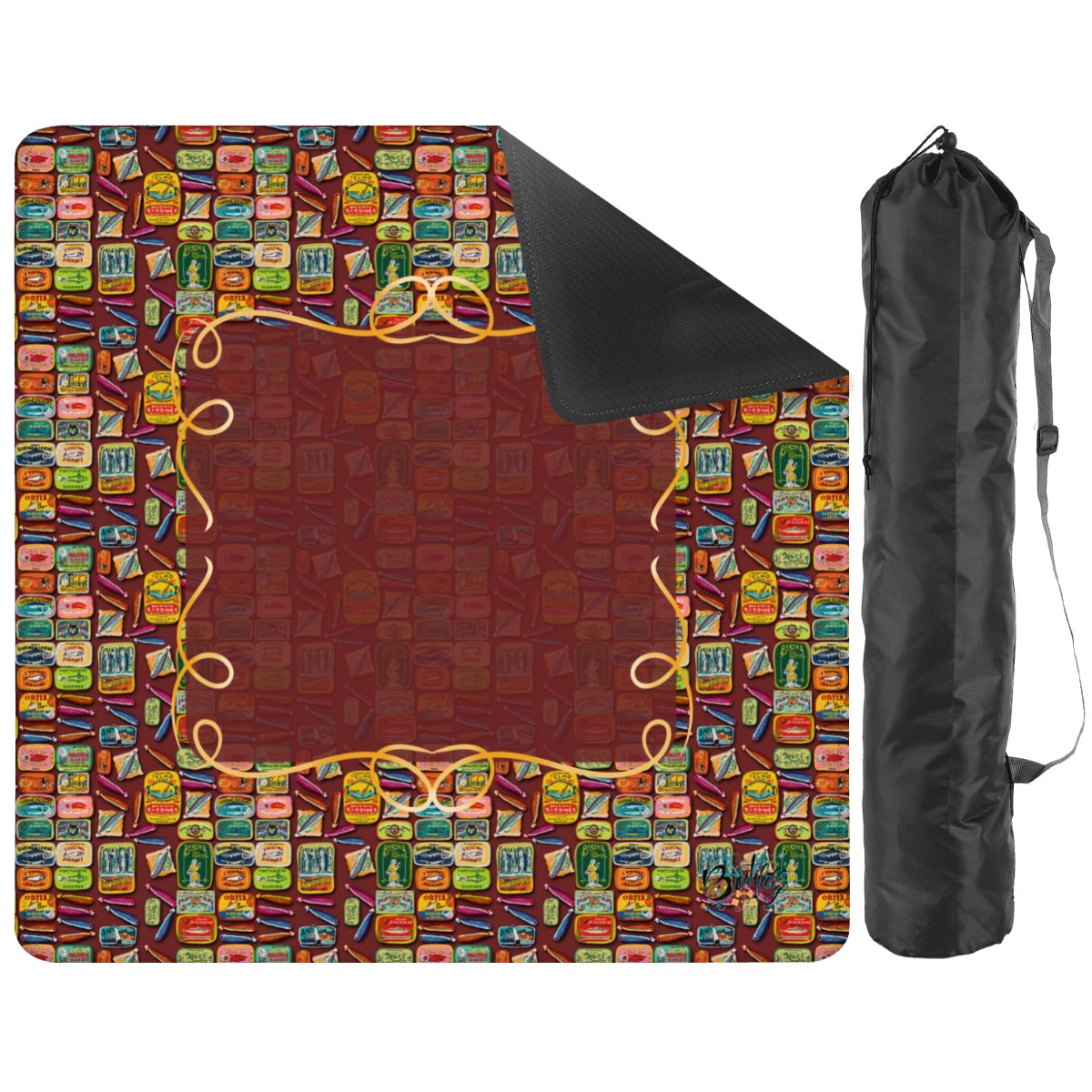 Sards Mahjong Mat 31.5"x31.5" (Ship Rolled up)