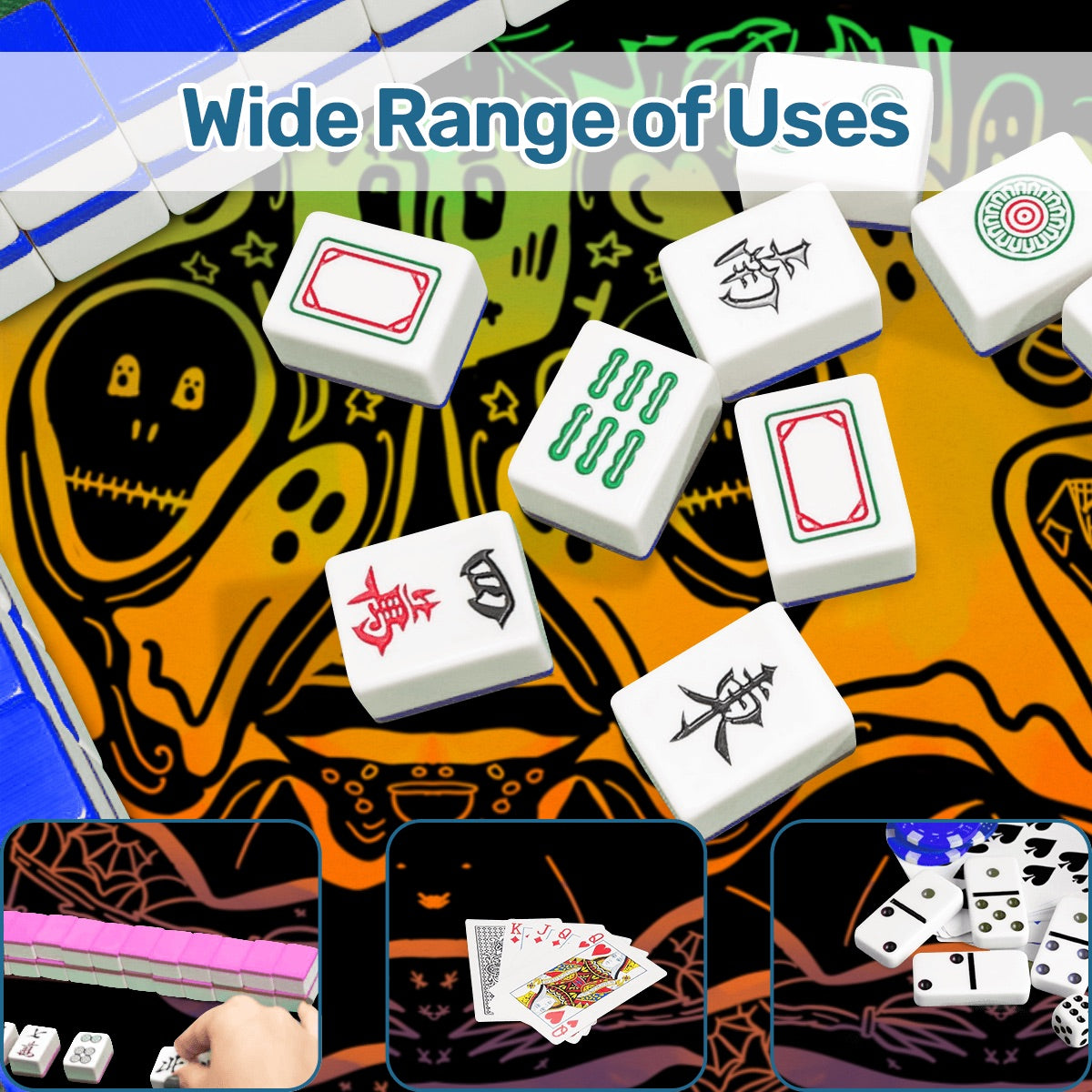 Mahjong Mat 33"x33" (Ship Rolled up) Jack’s Holiday