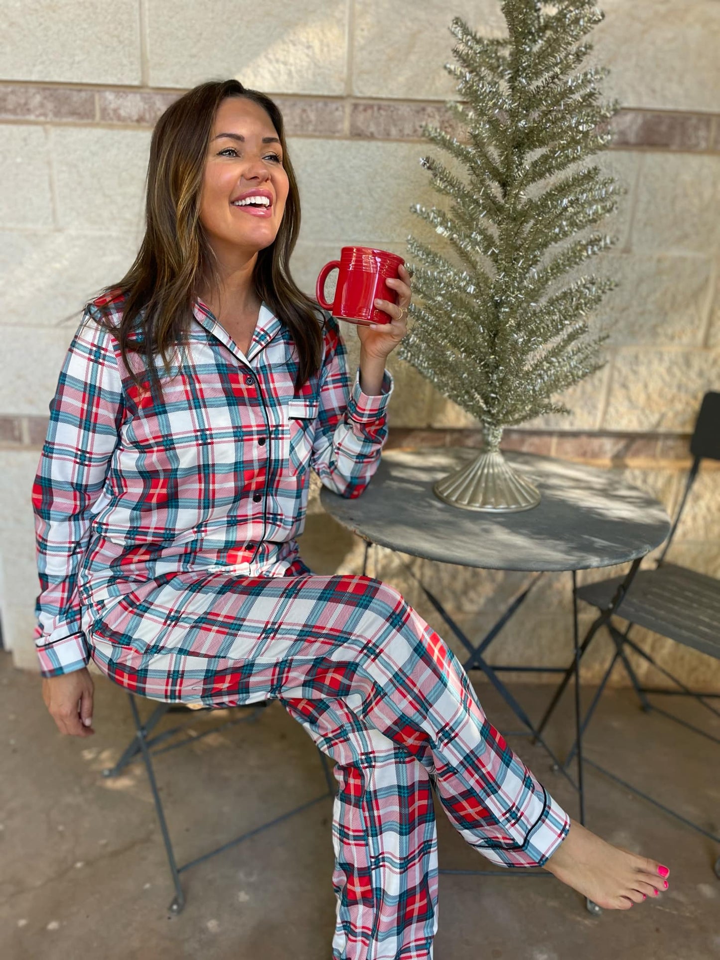 PREORDER: Holiday Plaid Pajama Set