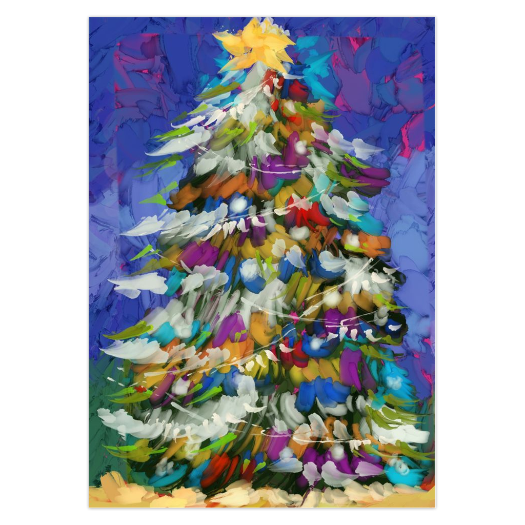 Magical Holiday Tree Folded Cards-powered by Artivive