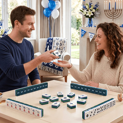 Heritage Hanukkah Mahjong Tiles -Peaceful Holiday