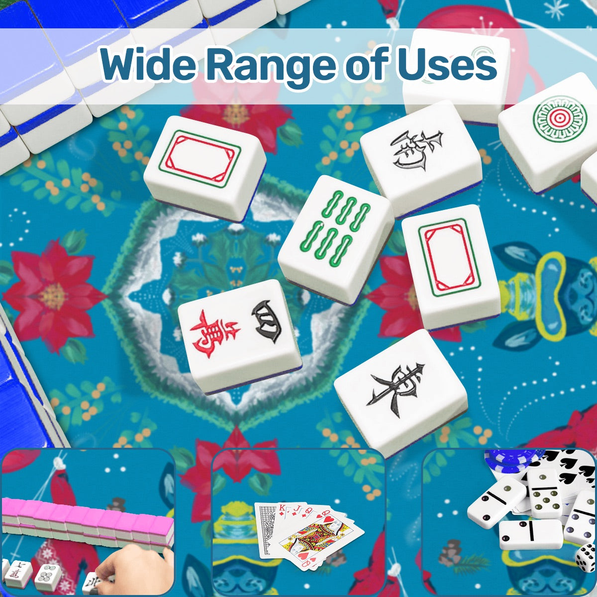 Winter’s warmth Mahjong Mat 31.5"x31.5" (Ship Rolled up)