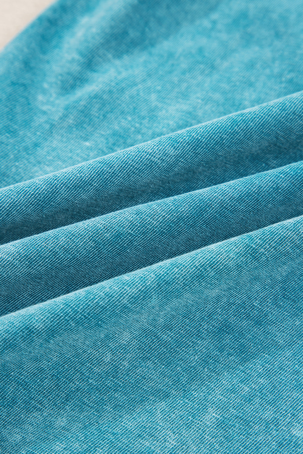 Medium Grey Mineral Wash Knot High Waist Raw Hem Pants