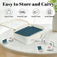 American Mahjong Tiles (Traditional Porcelain Style) Geode series  blue gold vein