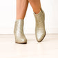 Fiera Booties in Gold