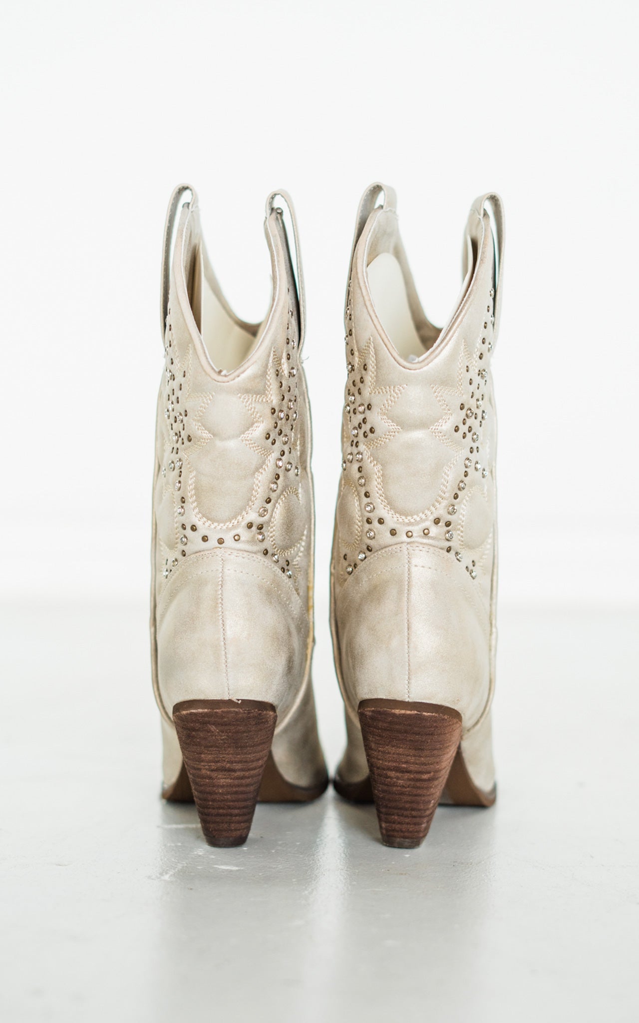 Houston Western Boots in Champagne