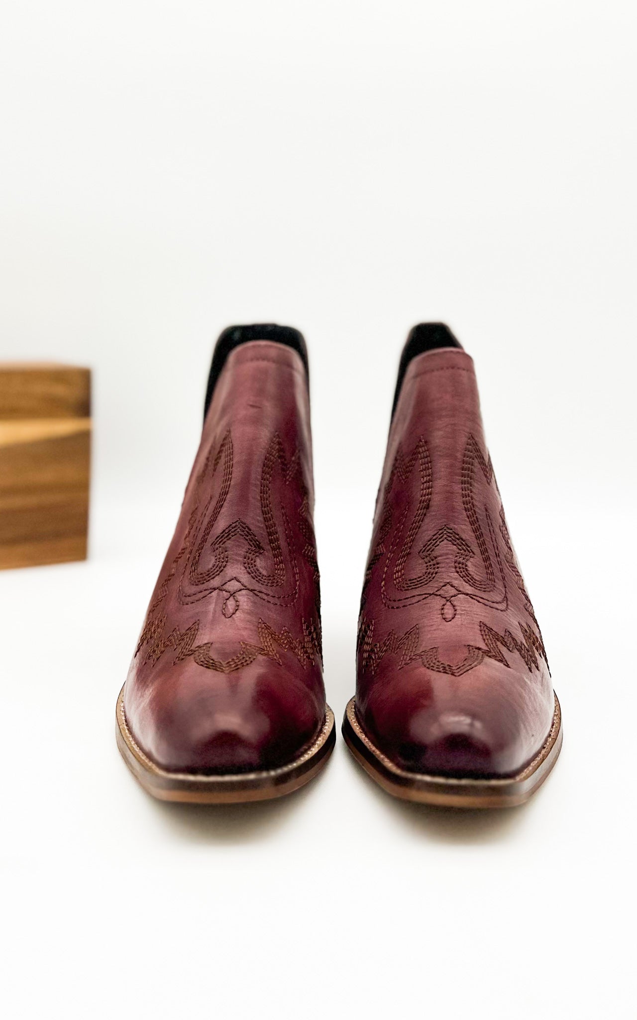 Kickin' Booties in Burgundy