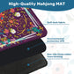 Summer on Magenta Mini Travel Mahjong Mat 20.9"x20.9" (Ship Rolled up)
