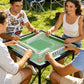 Pungs and paddles pastel Mini Travel Mahjong Mat 20.9"x20.9" (Ship Rolled up)