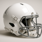 White football helmet