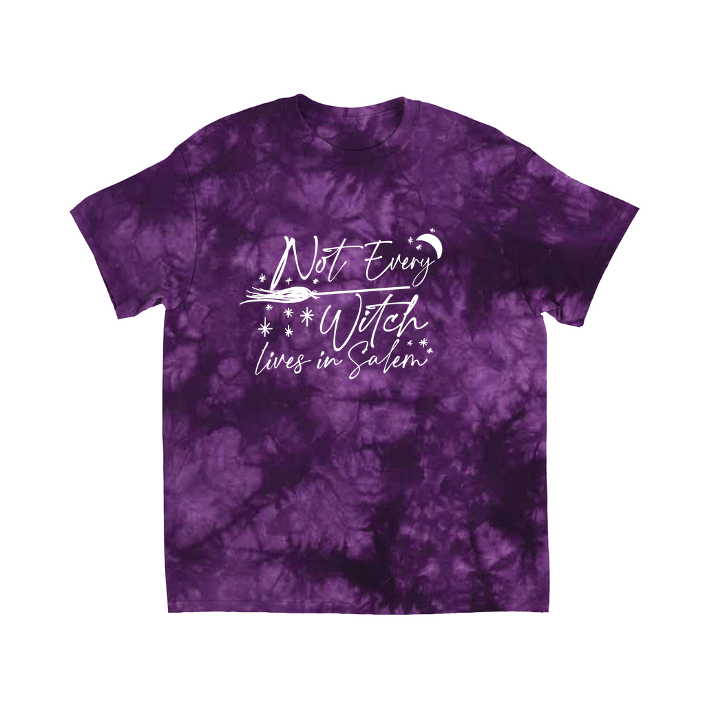 Not Every Witch Purple Tie-Dye T-Shirts