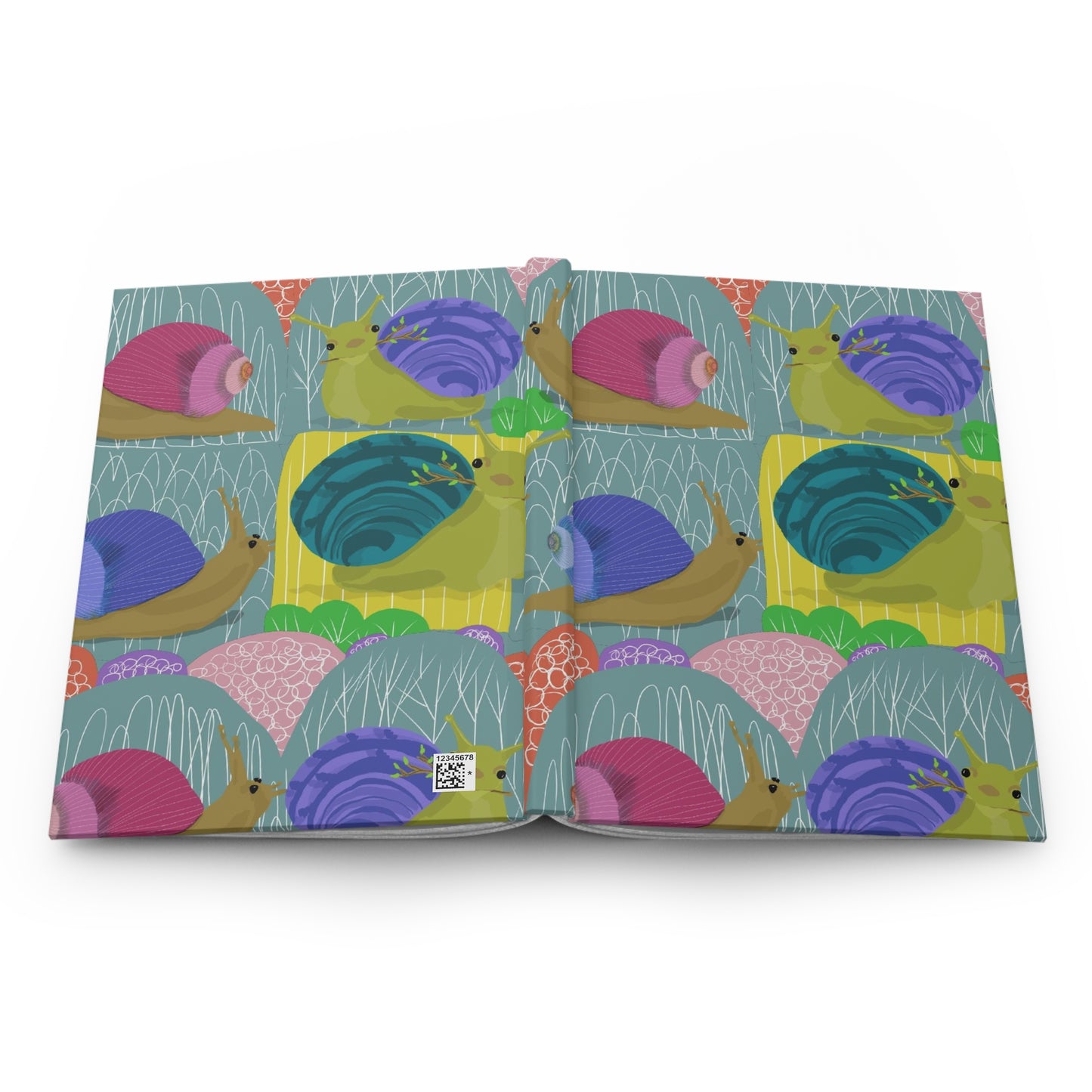 Snail notes - Hardcover Journal Matte