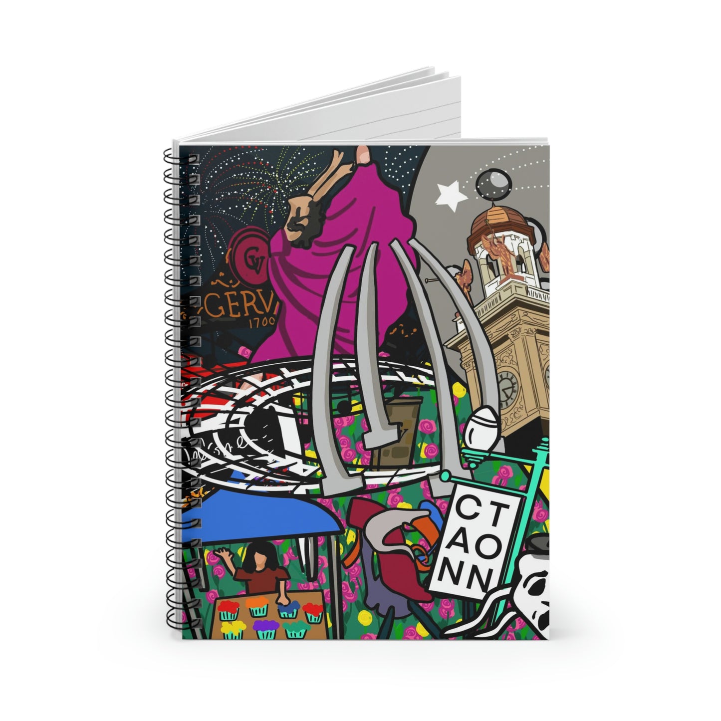 Stark County Spiral Notebook - Ruled Line