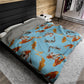 Koi Velveteen Plush Blanket