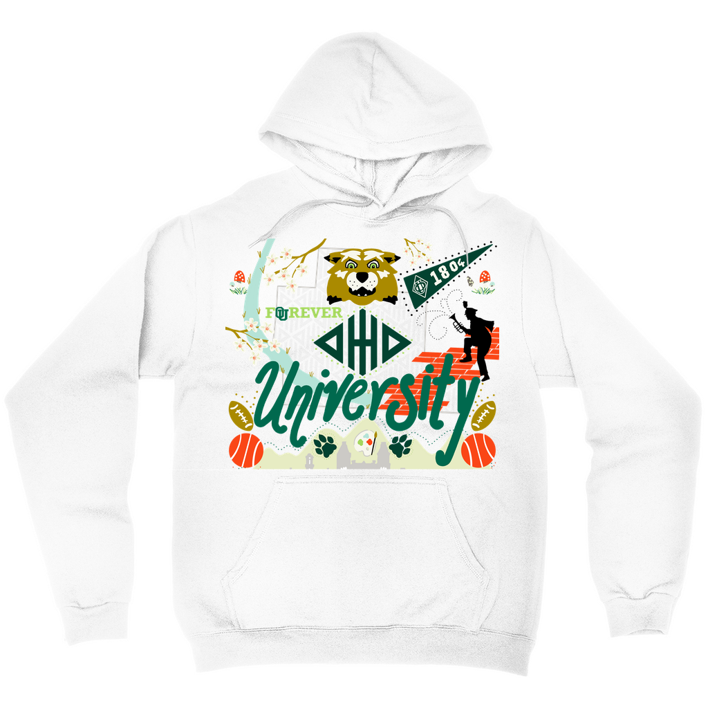 Athens, Ohio University-Hoodies (No-Zip/Pullover)