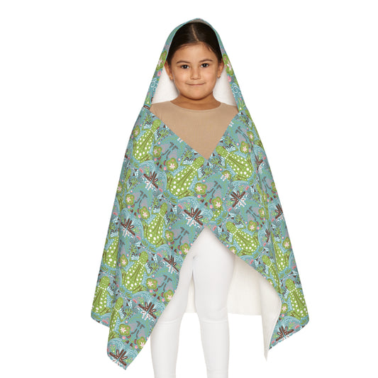 Many froggies Youth Hooded Towel