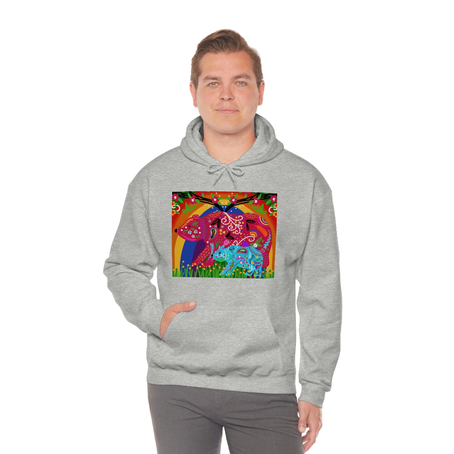 Mama Bear Unisex Heavy Blend™ Hooded Sweatshirt