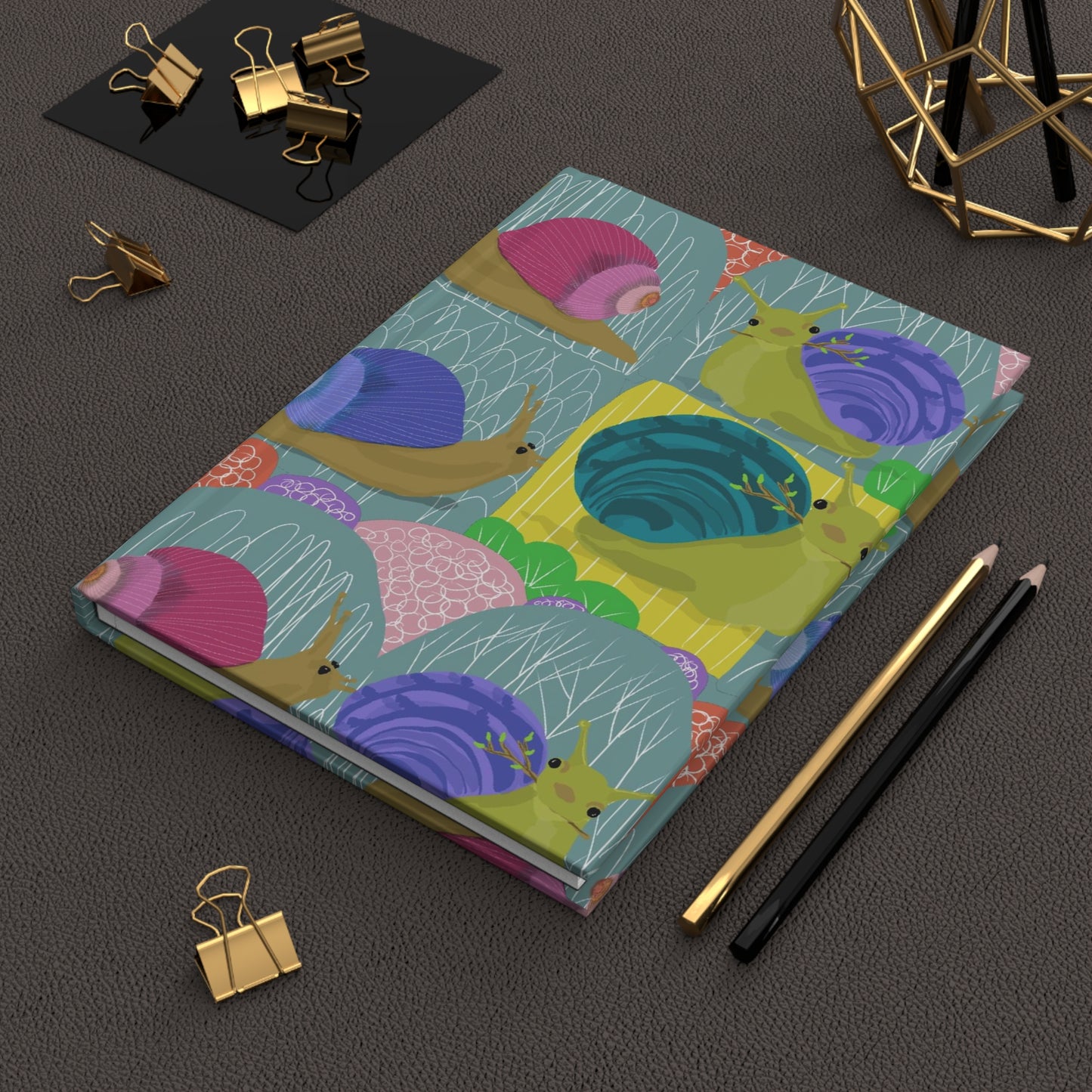 Snail notes - Hardcover Journal Matte