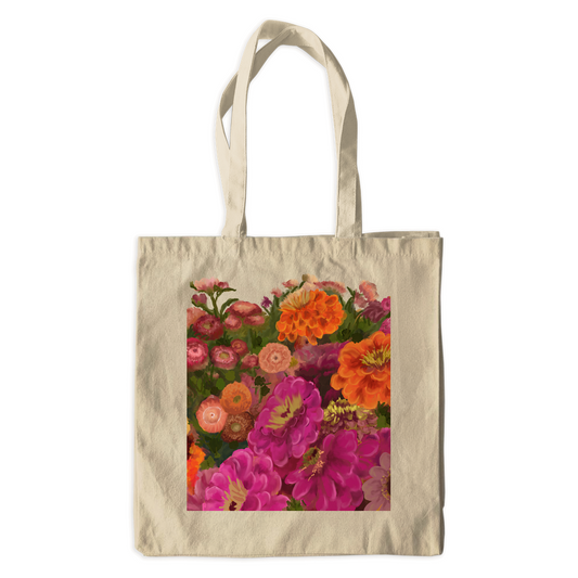 Floral Canvas Tote Bags