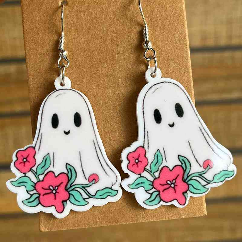 Halloween Theme Acrylic Dangle Earrings