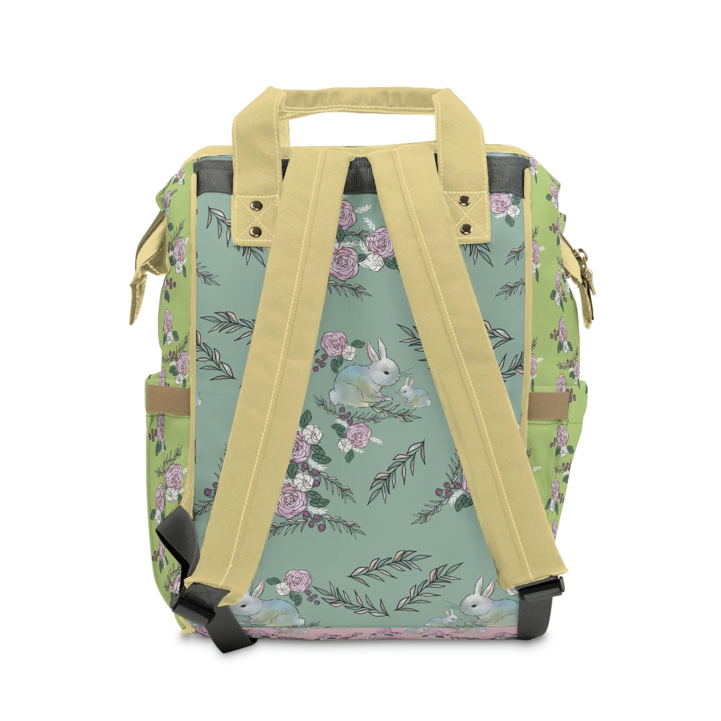 Multifunctional Diaper Backpack- multi bunny